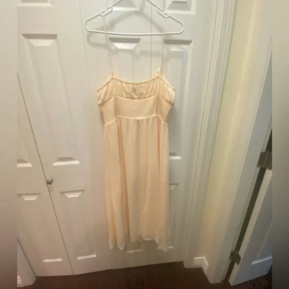 New Aritzia Wilfred Genoa Chiffon Smoke Slit Dress - Picture 7 of 10